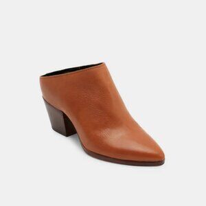Dolce Vita - Roya Mules Brown Leather Booties NEW